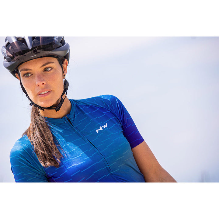 Northwave Blade Womens Cycling Jersey (Purple/Blue)