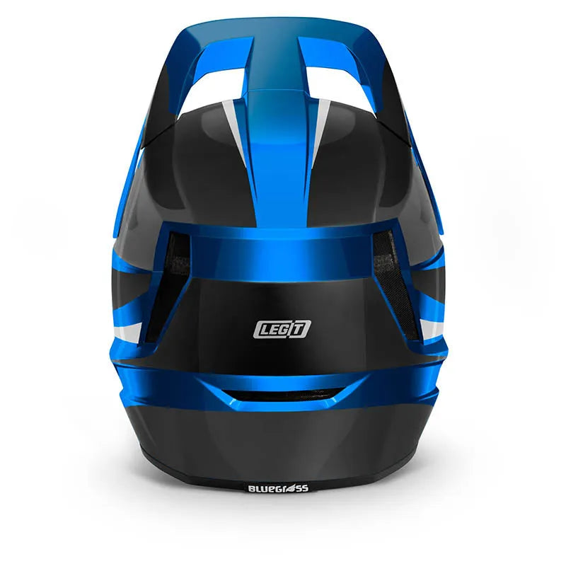 Bluegrass Legit MTB Cycling Helmet (Blue Metallic/Black Glossy)