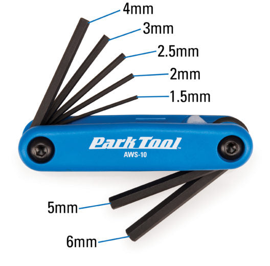 Park Tool Fold Up Hex Wrench Set