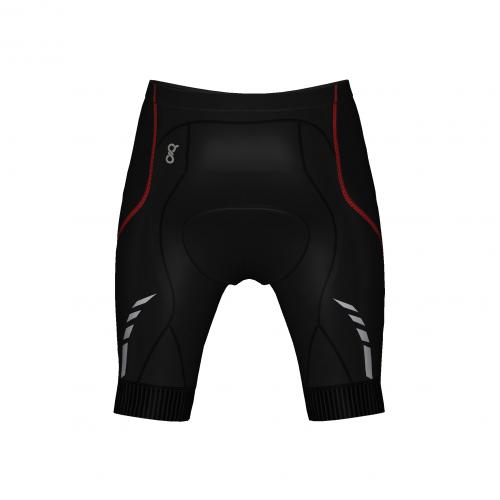 Gambitt Freeflow Mens Cycling Shorts (Black/Red)
