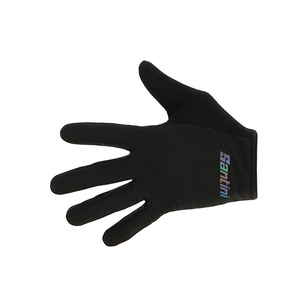 Santini MTB Unisex Cycling Gloves (Black) - BUMSONTHESADDLE