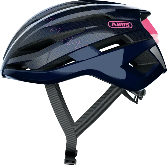 Abus Storm Chaser Road Cycling Helmet (Zigzag Blue)