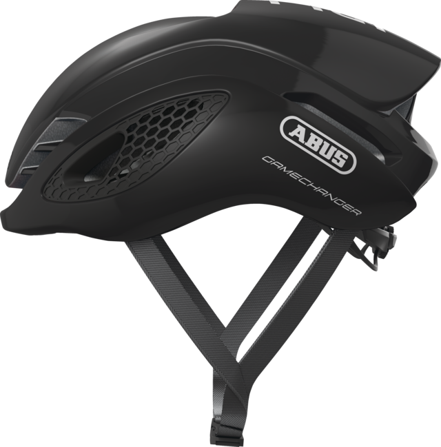 Abus Game Changer Road Cycling Helmet (Shiny Black)
