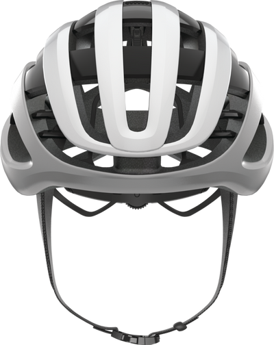 Abus Airbreaker Road Cycling Helmet (Silver White)