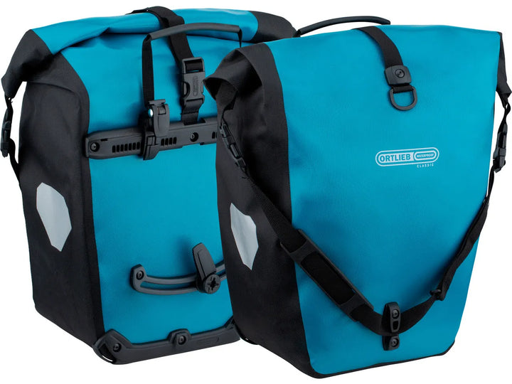 Ortileb Back-Roller Classic Pannier Bags (Petrol Black)