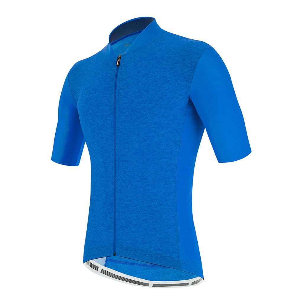 Santini Colore Puro Mens Cycling Jersey (Royal Blue)