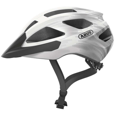 Abus Macator Road Cycling Helmet (White Silver)