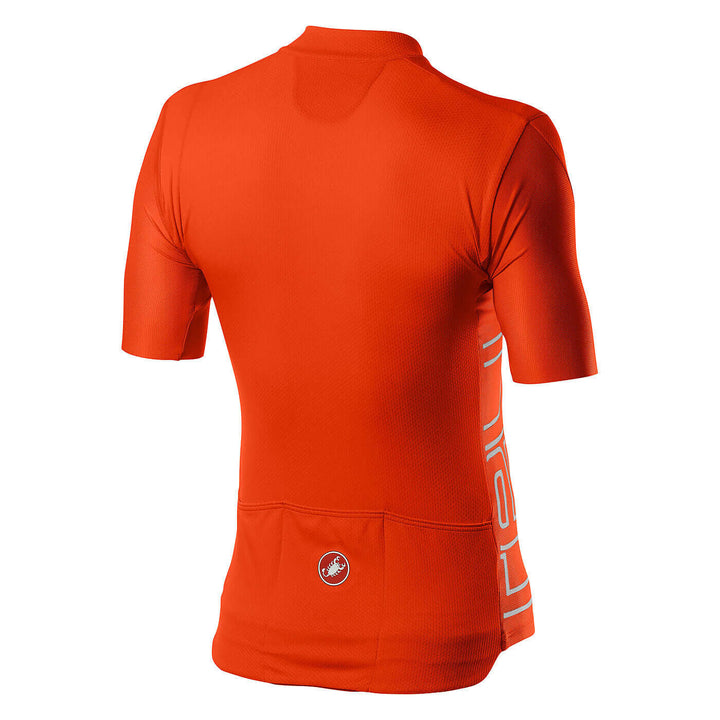 Castelli Entrata V Mens Cycling Jersey (Fiery Red)