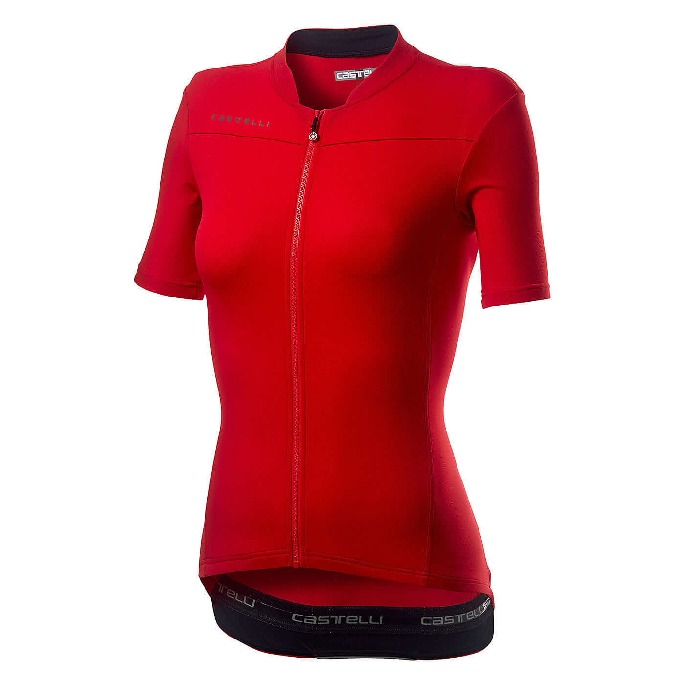 Castelli Anima 3 Womens Cycling Jersey (Red/Black)