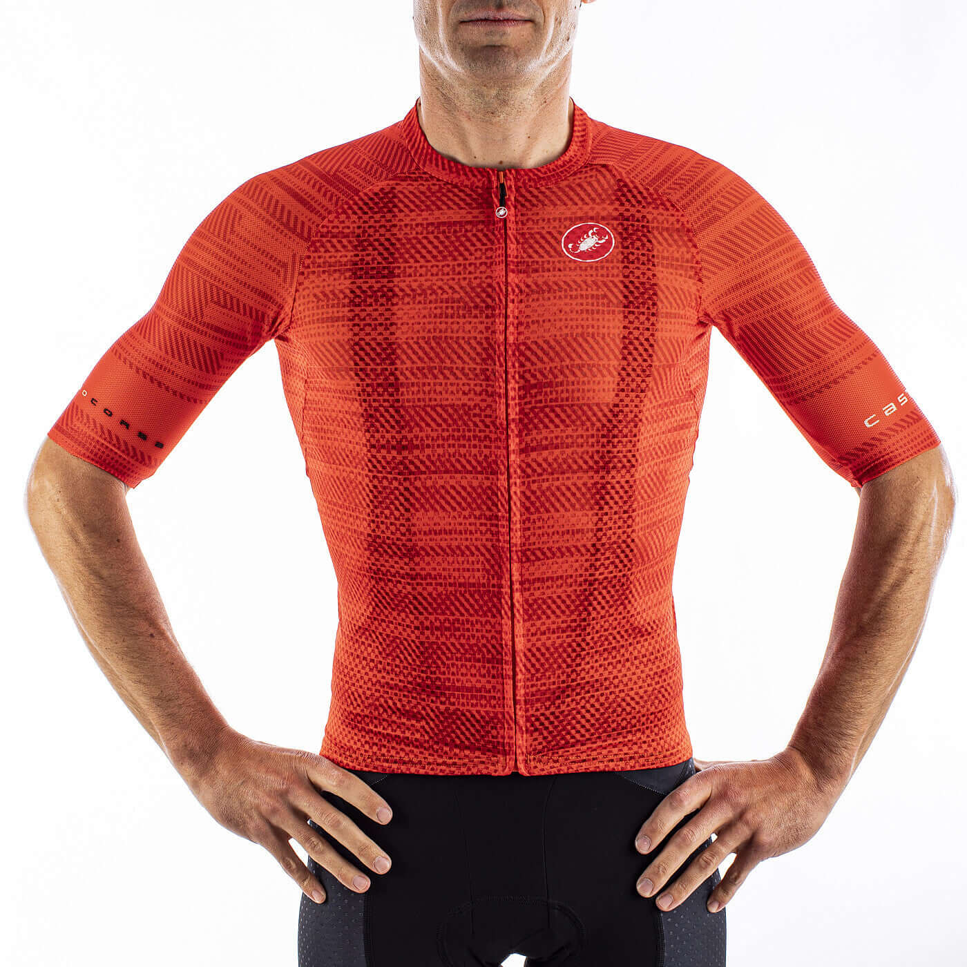Castelli Climber's 3.0 Mens Cycling Jersey (Fiery Red)