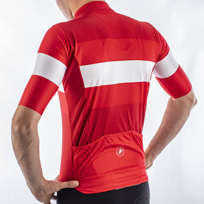 Castelli Lamitica Mens Cycling Jersey (Red)