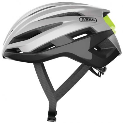 Abus Stormchaser Road Cycling Helmet (Gleam Silver)