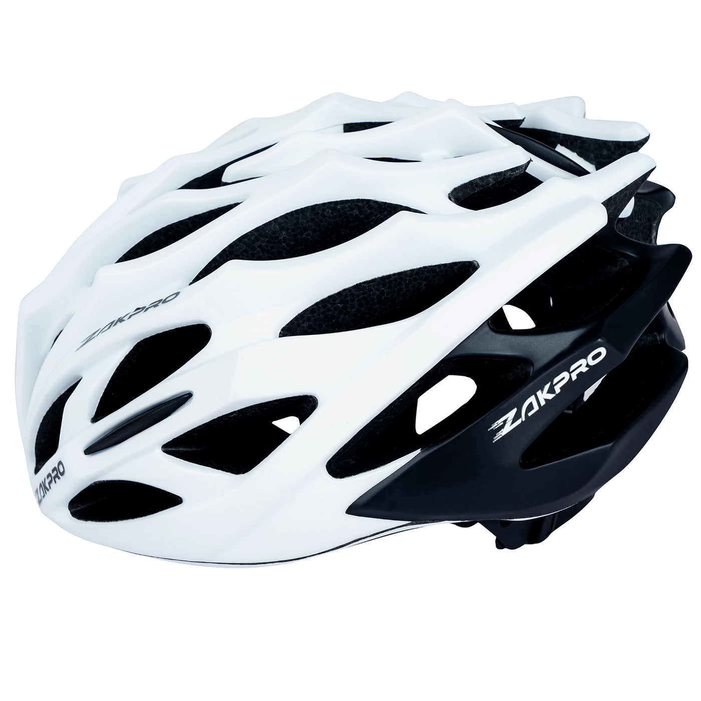 Zakpro Signature Road Cycling Helmet (White)
