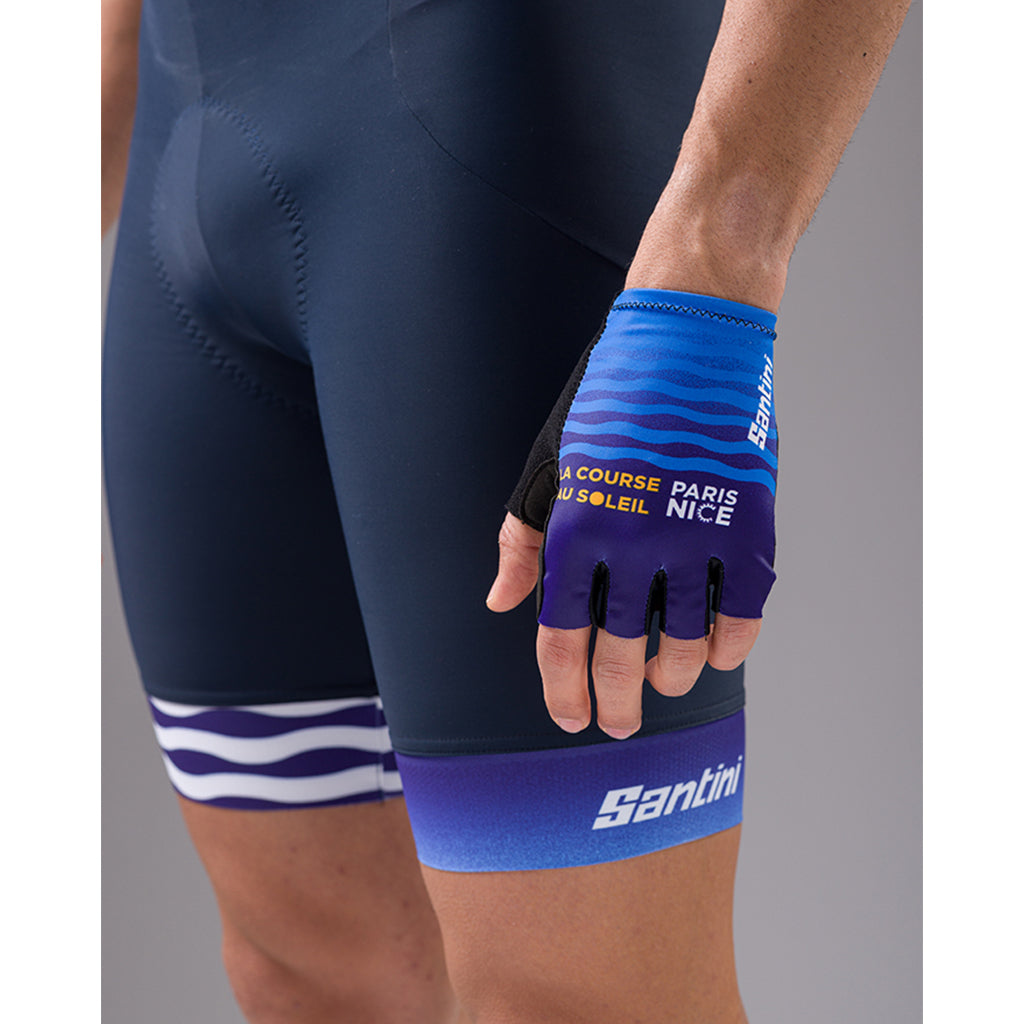 Santini Paris Nice Unisex Cycling Gloves (Print)