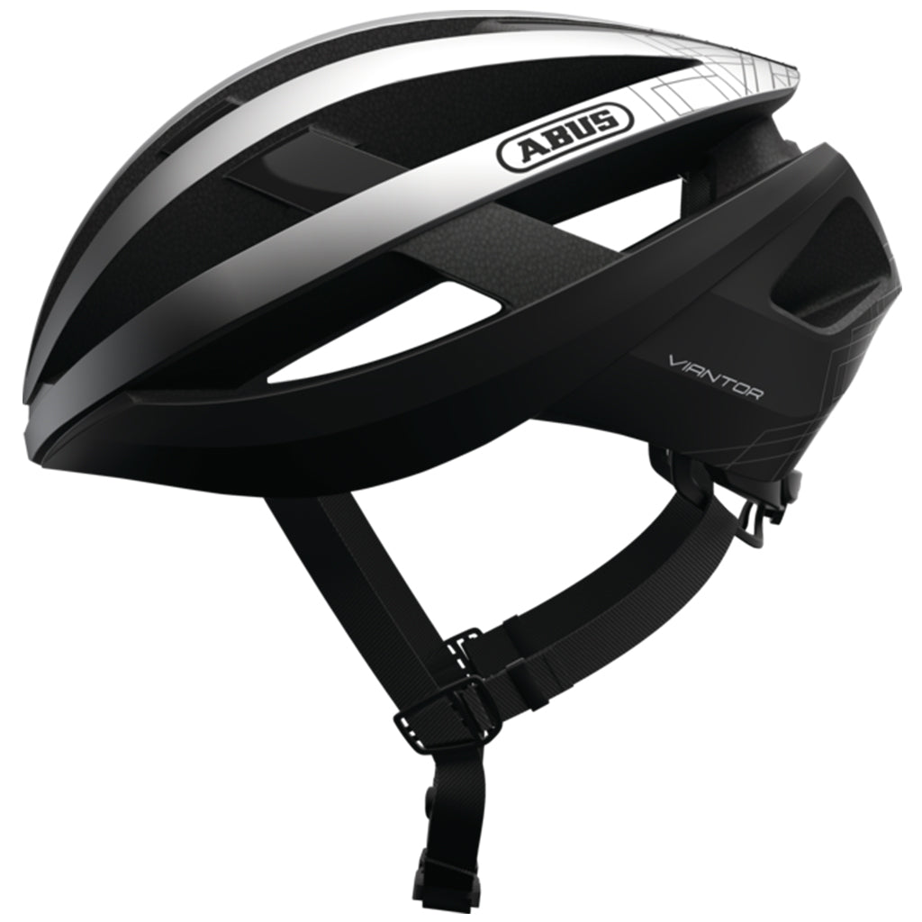 Abus Viantor Road Cycling Helmet (Gleam Silver)