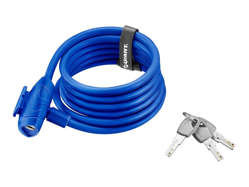 Giant Flex Key Cable Lock (Blue)