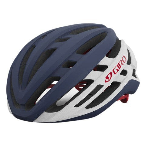 Giro Agilis Road Cycling Helmet (Matte Midnight/White/Bright Red)
