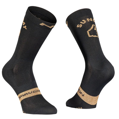 Northwave Sunday Monday Socks (Black/Gold)