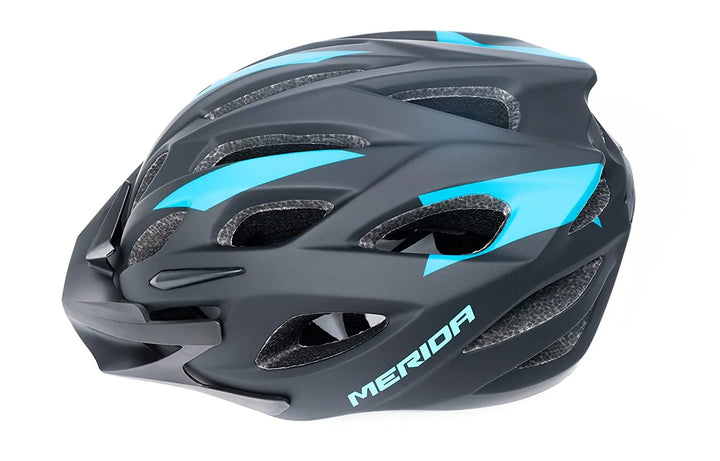 Merida Charger KJ201 Road Cycling Helmet (Matt Blue/Black)