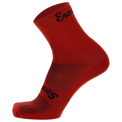 Santini Eroica Mens Cycling Socks (Red)