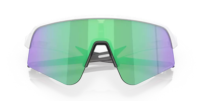 Oakley Sutro Lite Sweep Sport Sunglasses (Prizm Road Jade/Matte White)