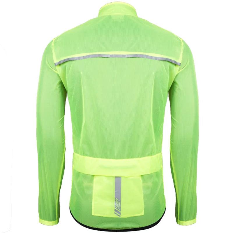 Baisky Windbreaker Mens Cycling Jersey (Wind Yellow) - BUMSONTHESADDLE