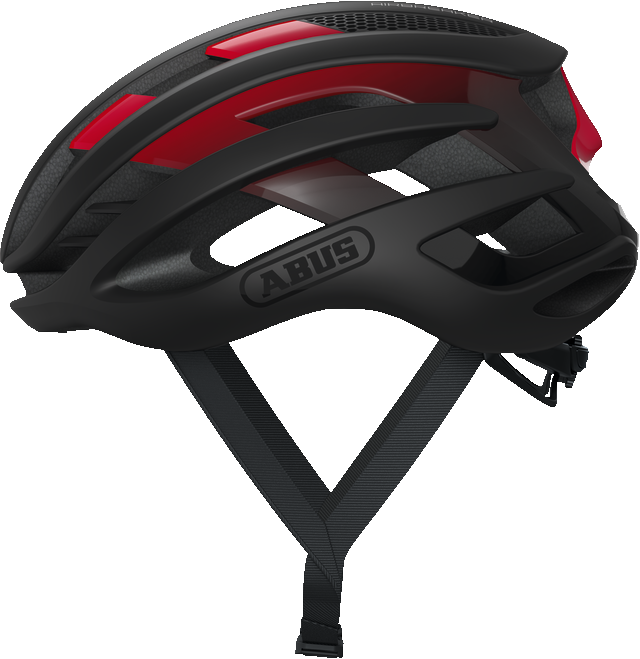 Abus Airbreaker Road Cycling Helmet (Black/Red)