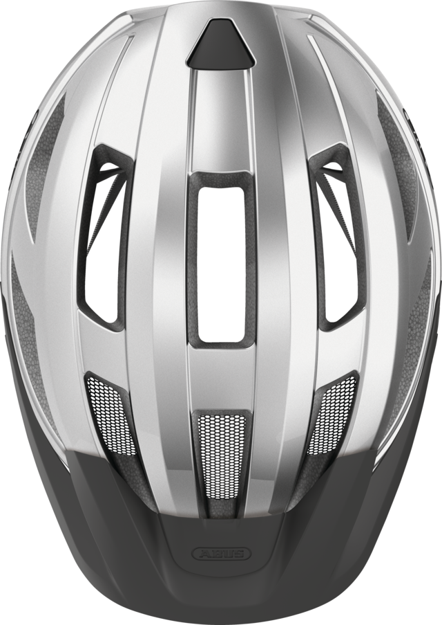 Abus Macator Road Cycling Helmet (Gleam Silver)