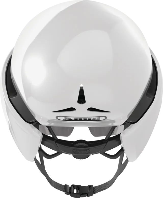Abus Gamechanger TT Cycling Helmet (Shiny White)