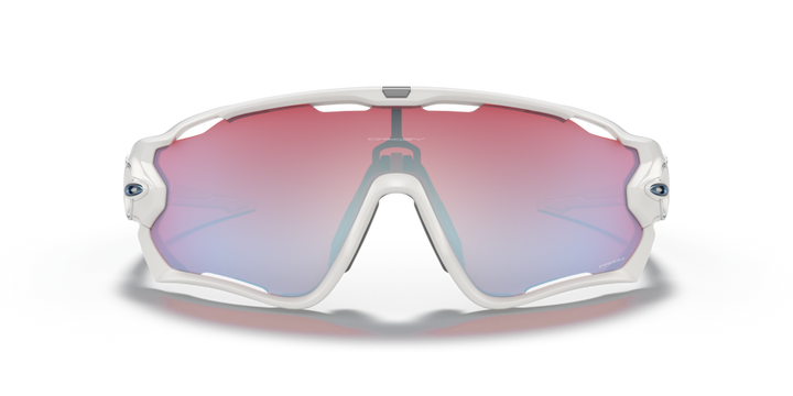 Oakley Jawbreaker Sport Sunglasses (Prizm Snow Sapphire/Polished White)
