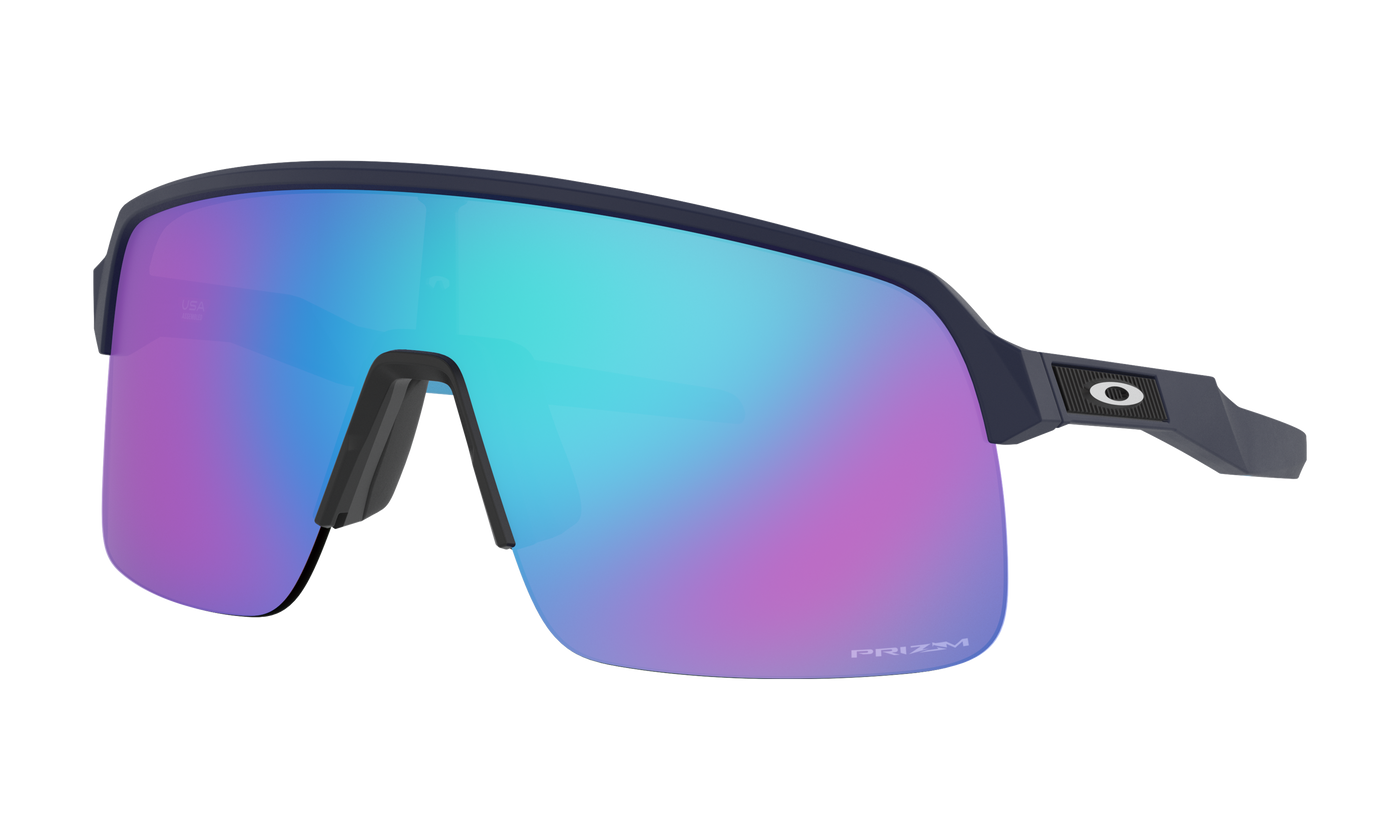Oakley Sutro Lite Sunglasses (Prizm Sapphire Lenses,  Matte Navy Frame)