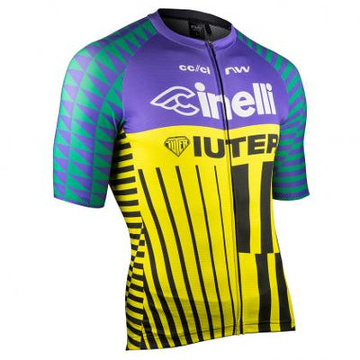 Northwave Cinelli-Iuter Team Mens Cycling Jersey (Yellow/Purple)
