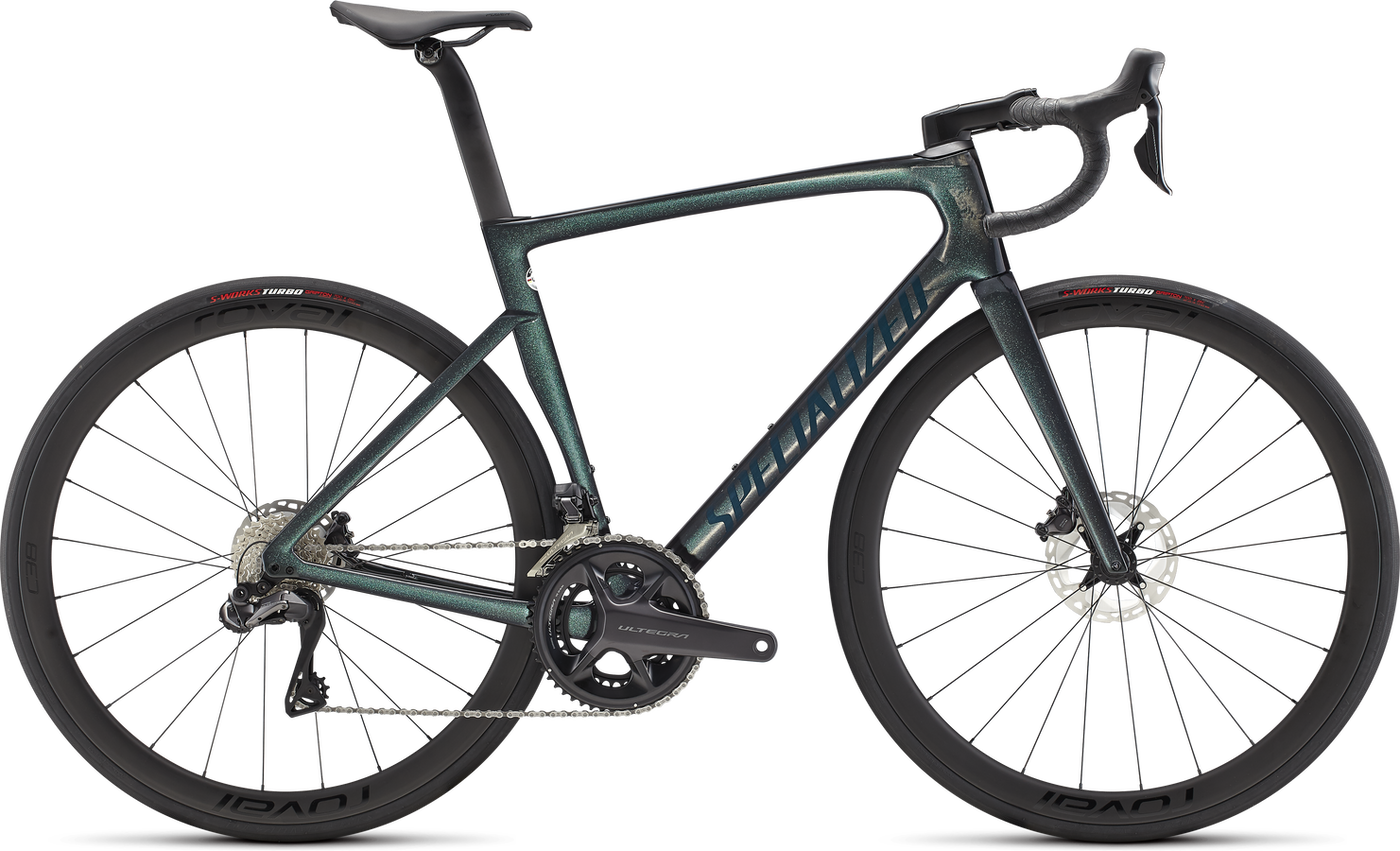 Specialized Tarmac SL7 Expert (Gloss Carbon/Oil Tint/Forest Green)