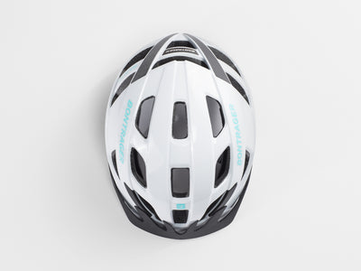 Bontrager Solstice MTB Cycling Helmet (White/Miami Green)
