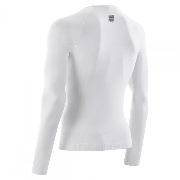 CEP Compression Active Ultralight Long Sleeve Men's Running T-Shirt (White)