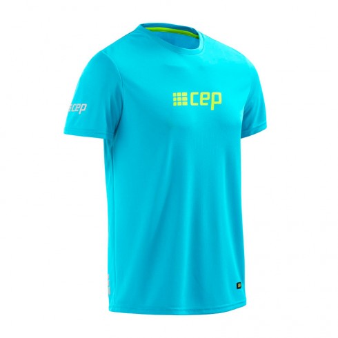 CEP Compression Run Shirts (Hawaii Blue/Green) - BumsOnTheSaddle