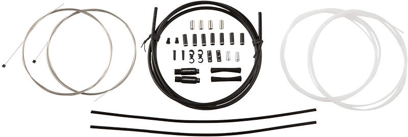 Jagwire 2X Elite Sealed Shift DIY Derailleur Cable Kit (Black)