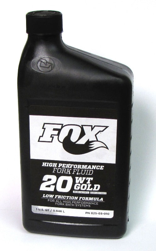 Fox 20WT Suspension Bath Oil Gold