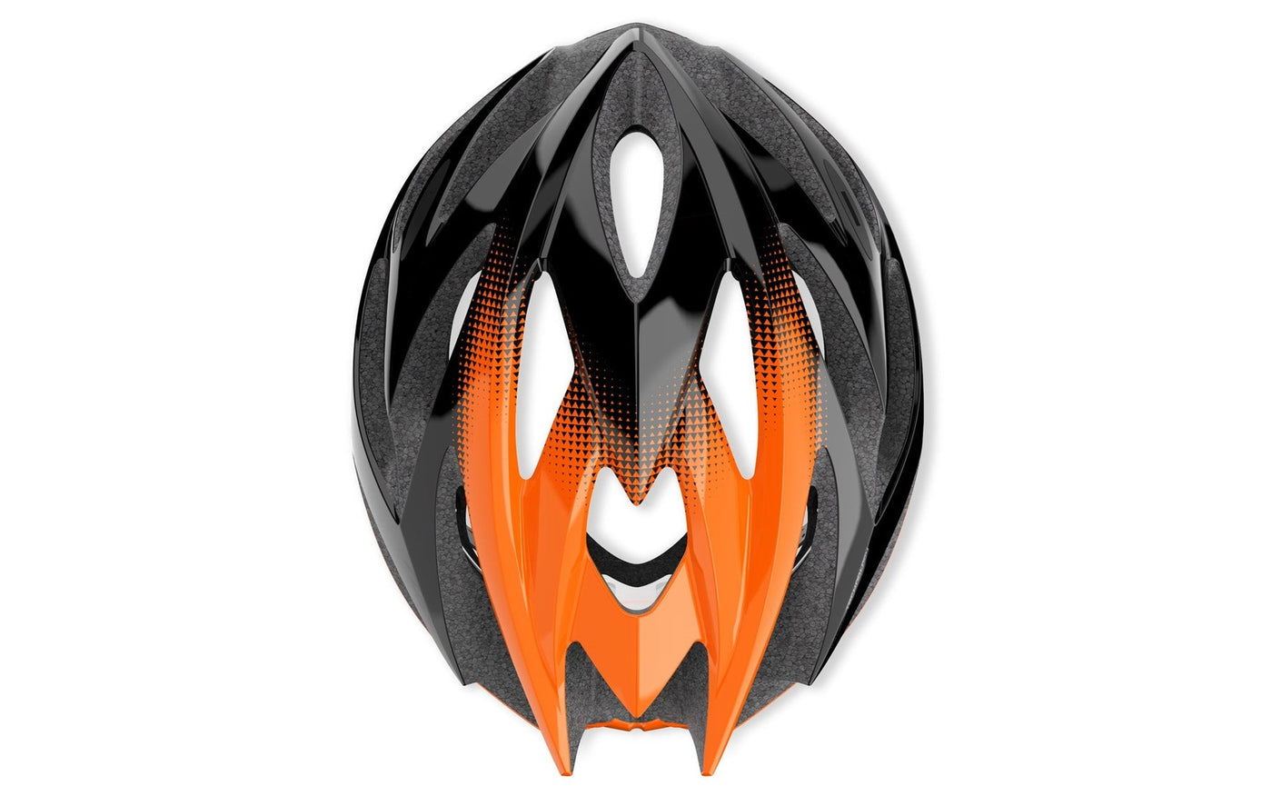 Rudy Project Rush Road Cycling Helmet (Black/Orange-Shiny)
