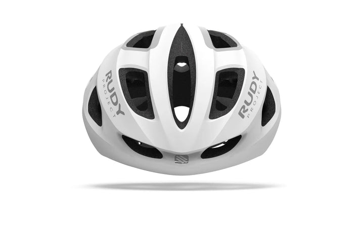Rudy Project Strym Road Cycling Helmet (White Stealth-Matte)