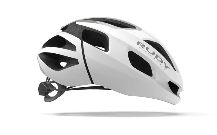 Rudy Project Strym Road Cycling Helmet (White Stealth-Matte)