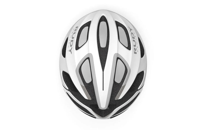 Rudy Project Strym Road Cycling Helmet (White Stealth-Matte)