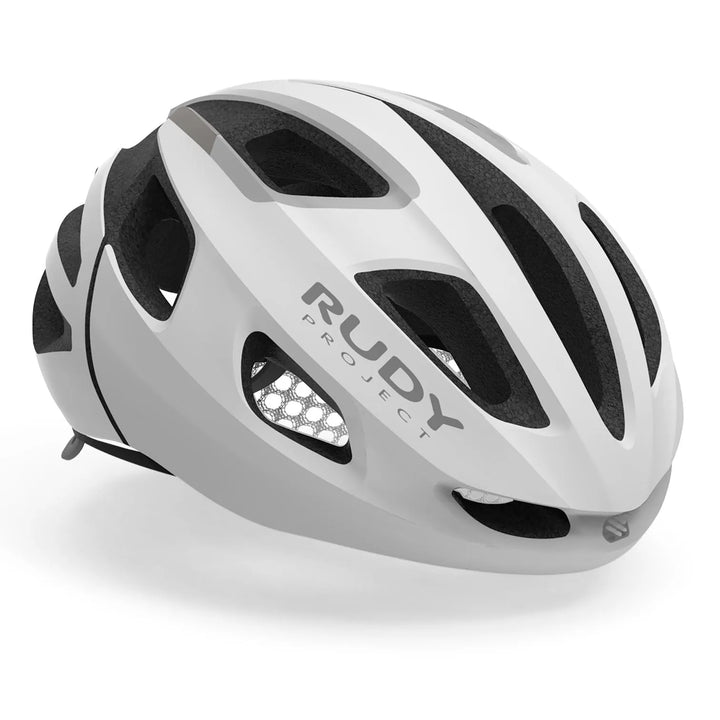 Rudy Project Strym Road Cycling Helmet (White Stealth-Matte)