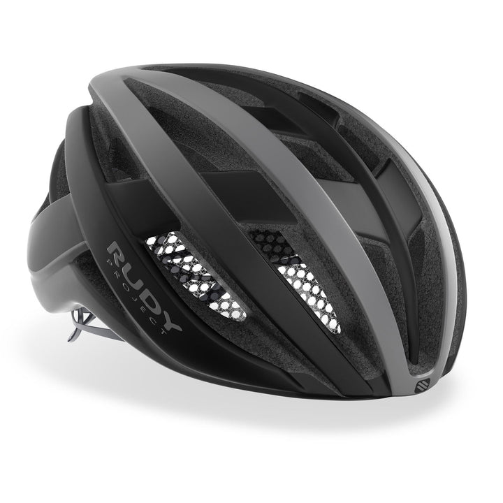Rudy Project Venger Road Cycling Helmet (Titanium/Black-Matte)