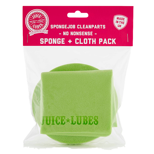 Juice Lubes Sponge & Cloth Combo