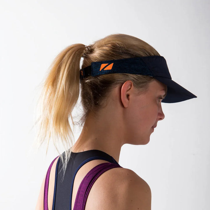 Zone 3 Lightweight Race Visor Caps (Navy blue)