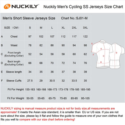 Nuckily MA004 Mens Cycling Jersey