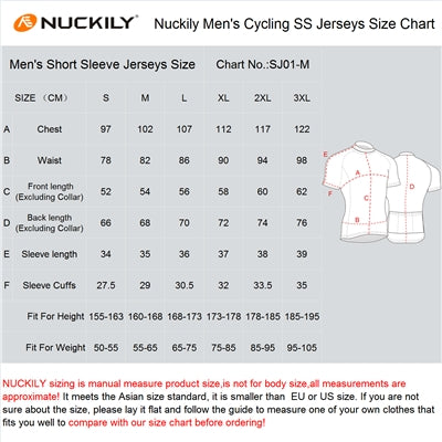 Nuckily MA007 Mens Cycling Jersey