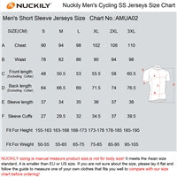 Nuckily MA022 Mens Cycling Jersey (Black)