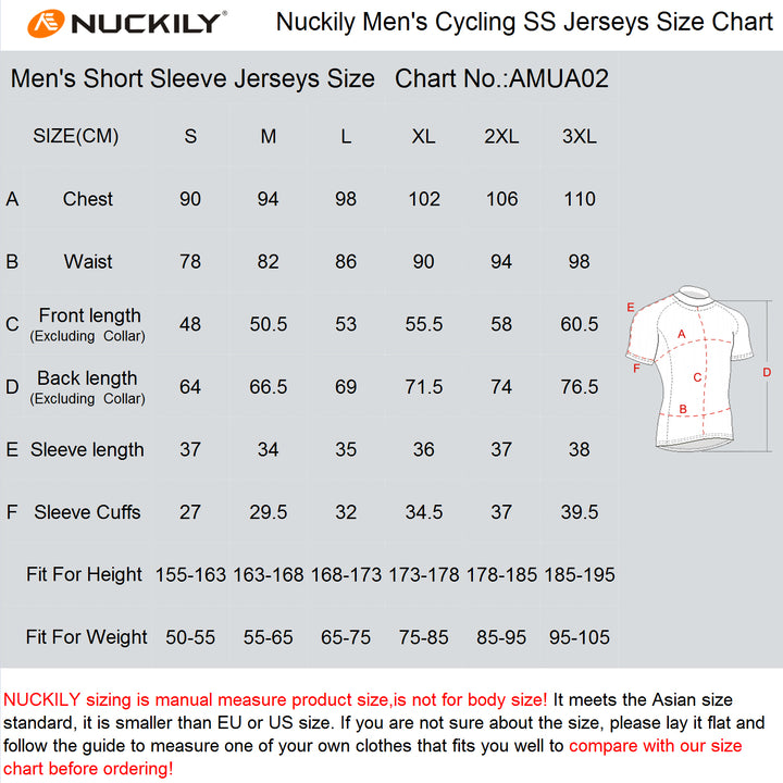 Nuckily MA029 Mens Cycling Jersey